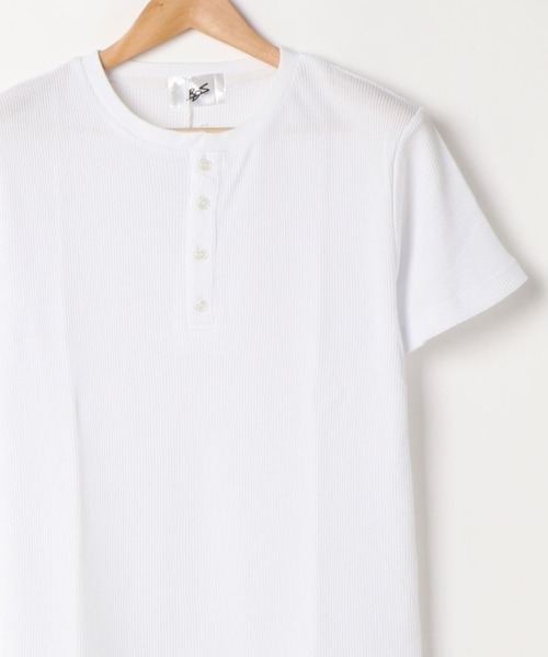 ARCHIVER tシャツ 「Bl」サーマル半袖ヘンリーネックTシャツ