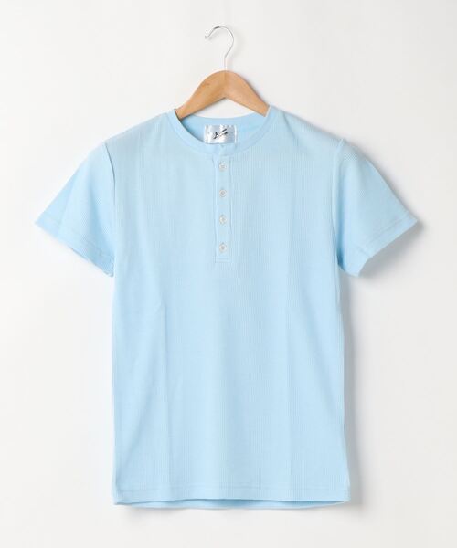 y*u様 RRL ヘンリーネックTシャツ 半袖 サーマル ARCHIVER tシャツ 「Bl」サーマル半袖ヘンリーネックTシャツ