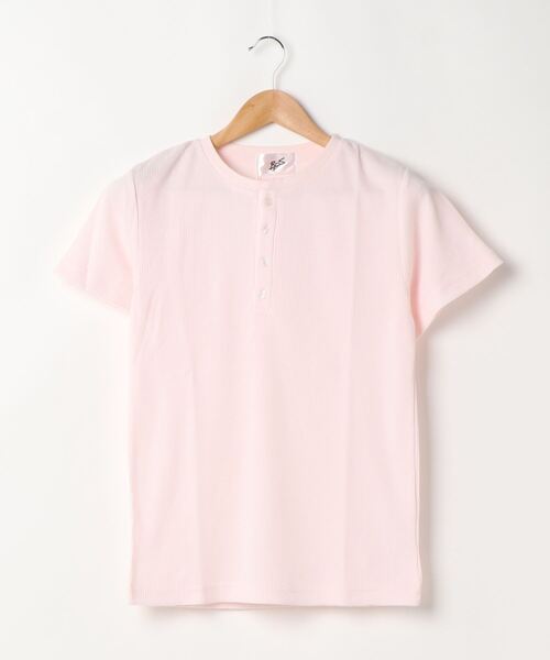 ARCHIVER tシャツ 「Bl」サーマル半袖ヘンリーネックTシャツ
