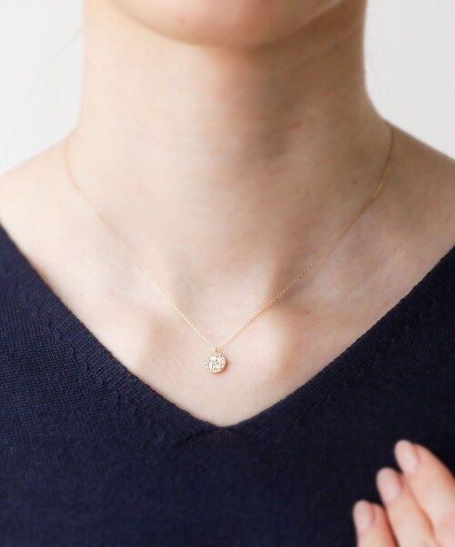 COCOSHNIK（ココシュニック） ネックレス K18ダイヤモンド