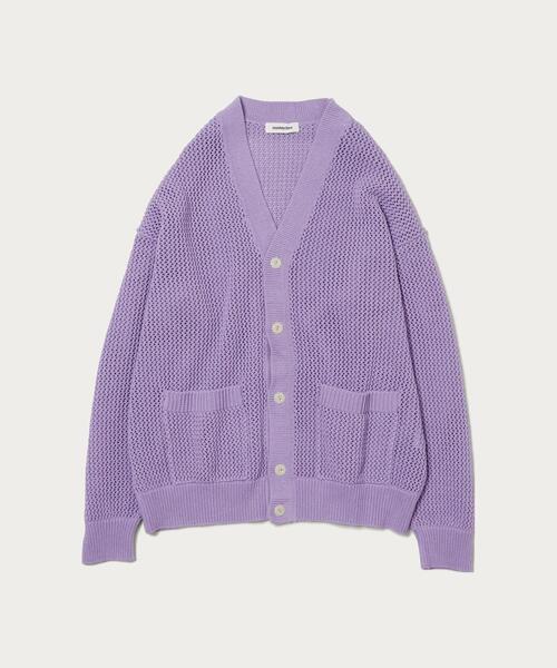 【未使用】MONKEY TIME CTN MESH V NECK カーディガン カーディガン ＜monkey time＞ CTN MESH V NECK CARDIGAN