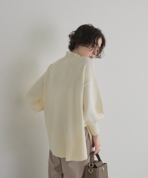 &. NOSTALGIA（ノスタルジア） ニット セーター シアバターオーバー