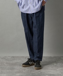 アストラット デニムライク 1タック テーパードパンツ サイズ1 UNITED ARROWS｜<ASTRAET>デニムライク 5ポケット タックパンツ