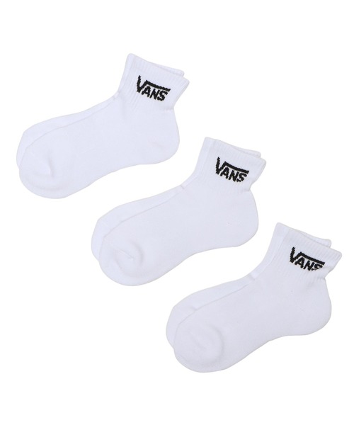 VANS（ヴァンズ） 靴下 ANKLE 3PACK SOCKS ソックス 123R1210601 ABC