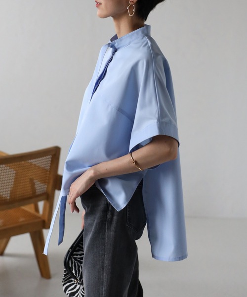 Bonjour Sagan（ボンジュールサガン） ブラウス シャツ ボウタイ