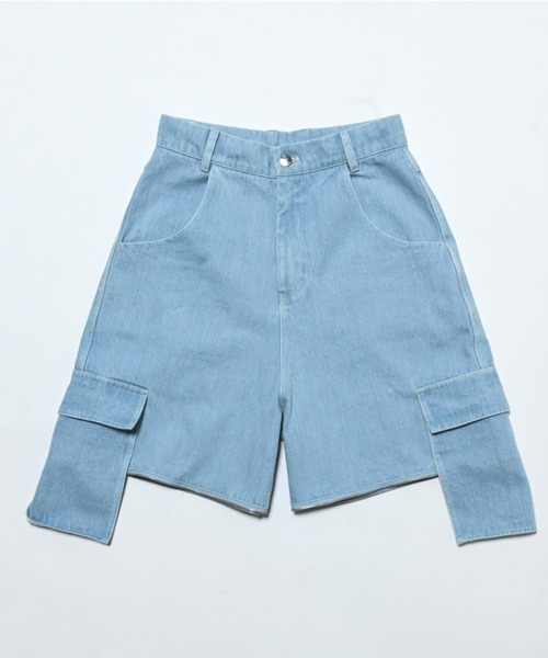 うむたページ room.13 ジーンズ 3Way Wide Denim Pants メンズ レディース