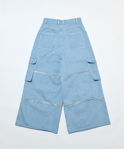 うむたページ room.13 ジーンズ 3Way Wide Denim Pants メンズ レディース