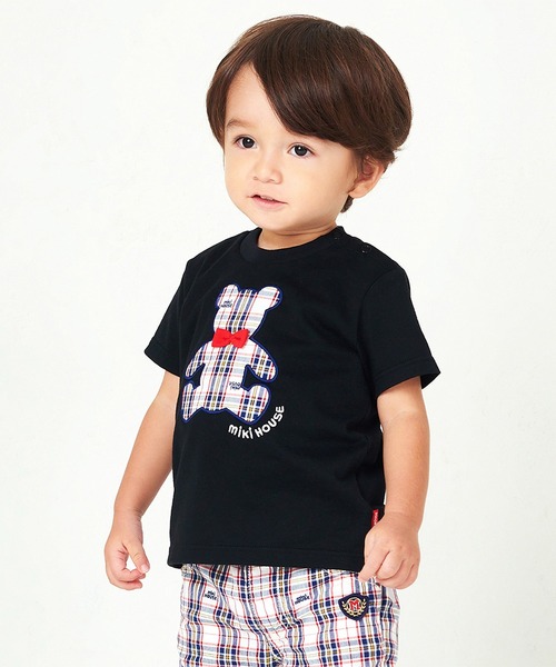 miki HOUSE ベビー キッズ Tシャツ 半袖 トップス 男の子 女の子 MIKI HOUSE tシャツ ミキハウスベア 半袖Tシャツ キッズ 子供服