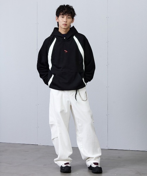 Arch パーカー グレー M college logo sweat zip parka【gray】 - Arch ☆ アーチ