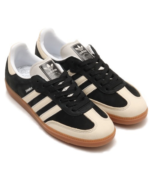 MIOadidas Samba OG W クリーム/ブラック 23.0 adidas SAMBA OG W クリームホワイト コアブラック 送料込
