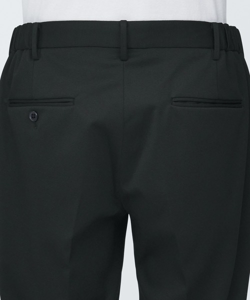 無印良品 パンツ 紳士 ストレッチジャージーノータックパンツ