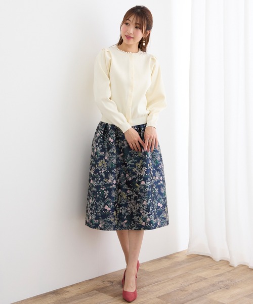 ニット パワーショルダーニットカーディガン レディース : 80694251  