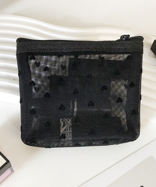ARTS&ARTIST ハート柄ポーチ ARTISAN&ARTIST 限定⭐︎ハート柄ポーチ ミラー付き完売品