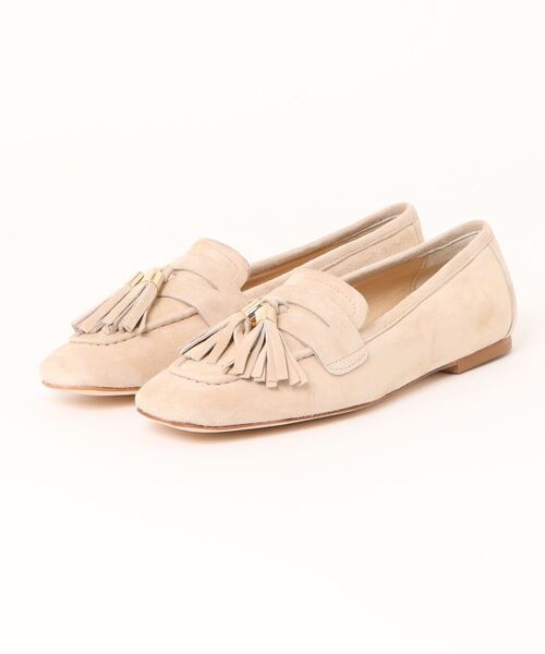 FABIO RUSCONI ホワイトレザー ローファー タッセル 【公式通販】
