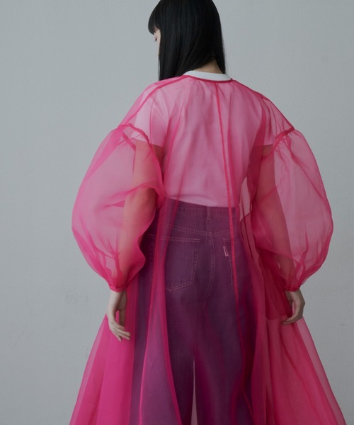 PERNA（ペルナ） ワンピース オーガンジーシアーロングローブ  