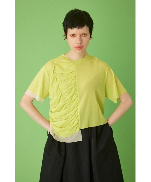 tシャツ Double hem tops　　ダブルヘムトップス レディース
