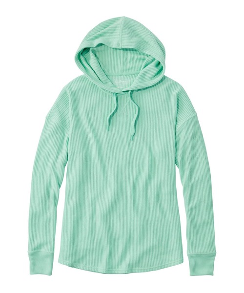 パーカー ソフト・ストレッチ・ワッフル・フーディ 米国フィット・プチ レディース L.L.Bean パーカー ソフト・ストレッチ・ワッフル・フーディ