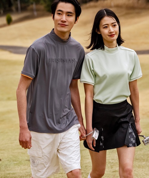 IRISHMAN 【Newgrange】classic mock neck 半袖 IRISHMAN tシャツ 「Newgrange」classic mock neck pullover
