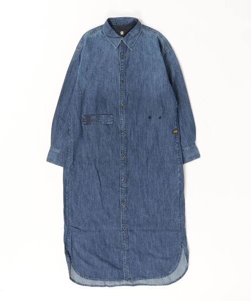 ワンピース LONG TAB SHIRT DRESS/ロングデニムシャツワンピース/マキシ丈 | G-STAR RAW | 05
