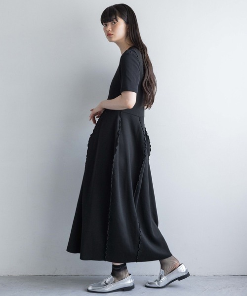 【未使用Msize】ニューバランス　ノースリーブ　ニットワンピース NEW BALANCE GOLF ノースリーブニットワンピース ブラック 0