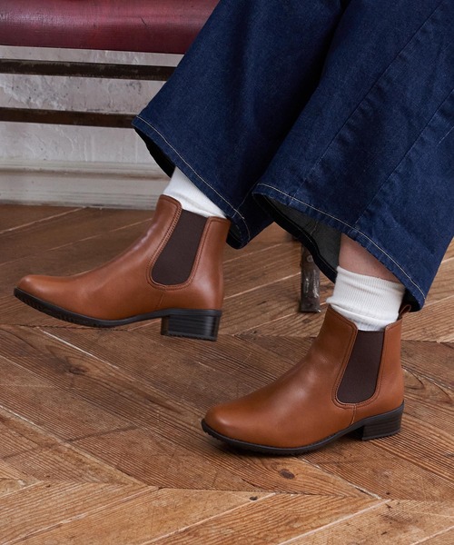 ing（イング） ブーツ 「WEB限定」サイドゴアショートブーツ