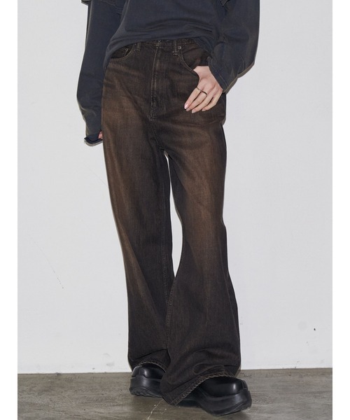VEQUM（ベクム） ジーンズ デニム デニムパンツ 「VEQUM」RIM WIDE