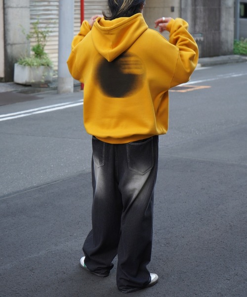 PEARY GATES フリースジャケット 2022AW パーカー バックロゴ フーディー｜Cross Leather Patch Zip Hoodie｜SUPPLIER｜公式
