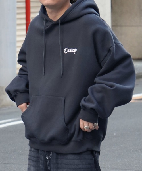 パーカー 24AW ビッグシルエット フェード8ボール / クラウン