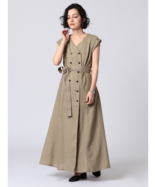 [ETRE TOKYO] безрукавка One-piece S мокка женский 