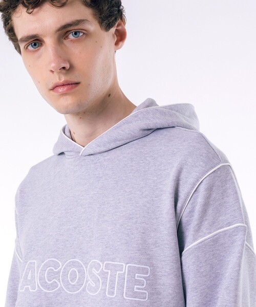 LACOSTE（ラコステ） パーカー アウトラインネームステッチスウェット