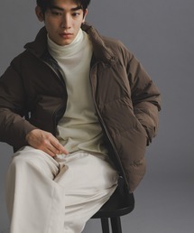 極美品ナノユニバース×西川ダウン スタンドポンチョ ダウン90% 西川ダウン/スタンドポンチョダウン(503311235) | NANO universe