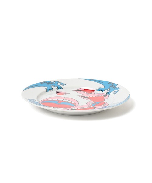 タオルミーナ デルータ 陶器 モザイク皿 イタリア 飾り皿 TOKYO CULTUART by BEAMS インテリア 横尾忠則 / Mouth Wave ミート皿