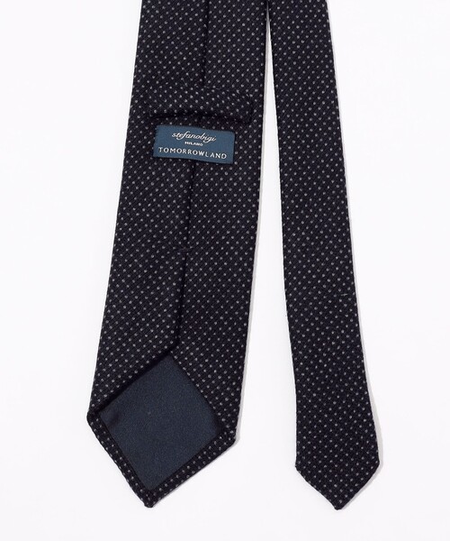 【送料無料】stefanobigi ステファノビジのドット柄ネクタイ STEFANO BIGI（ステファノビジ） ネクタイ ウール ドットネクタイ