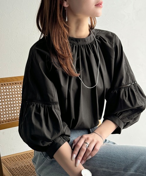 最終値下げドイリーレース使いブラウス