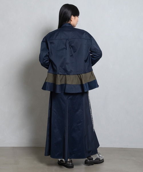 スカート [S]MARECHAL TERRE MARECHAL TERRE スカート コンビネーションラインスカート