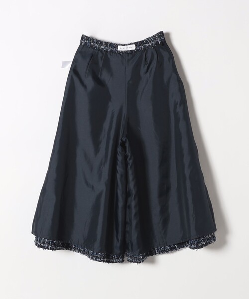 quaranciel パンツ quaranciel: ツイード クロップド パンツ