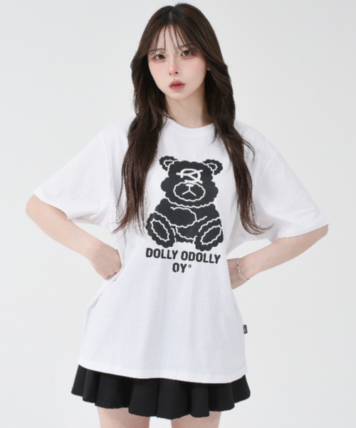 ★OY★DOLLY WITH ODOLLY TEE - WHITE★正規品/韓国直送料込 OY/オーワイ』 DOLLY WITH ODOLLY TEE/ドリーウィズオードリー