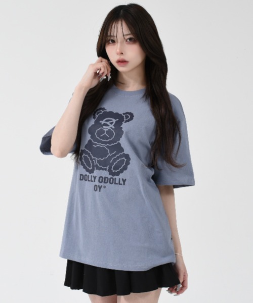 ★OY★LOGO DOLLY TEE - BLACK★正規品/韓国直送料込/人気 OY/オーワイ』 LOGO DOLLY TEE/ロゴドリー半袖Tシャツ（Tシャツ