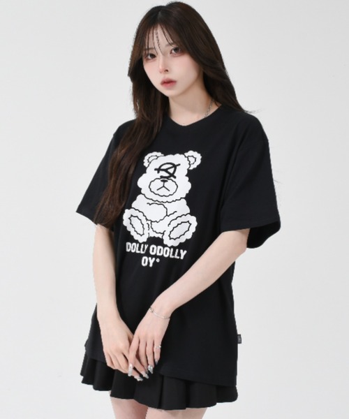 OY tシャツ 「OY/オーワイ」 ROUND NECK ZIPPER LOGO/ネックZIP