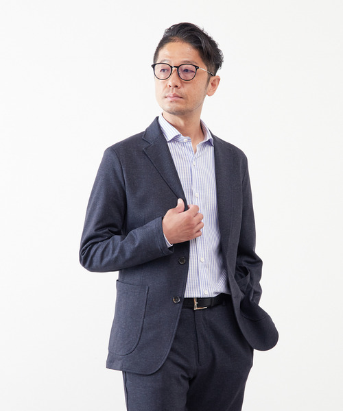MEN'S MELROSE ジャケット テーラードジャケット プリントテック