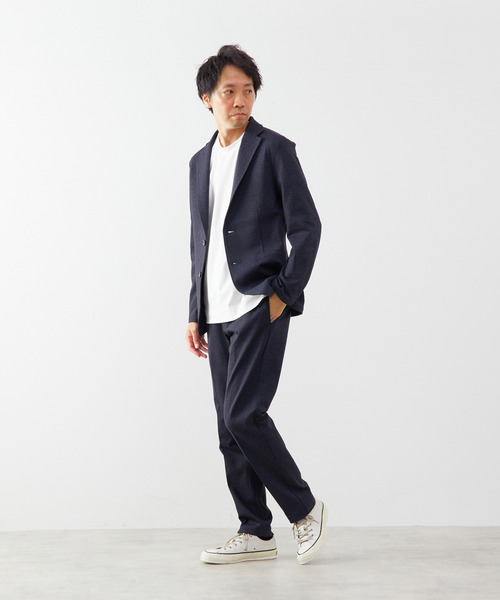 MEN'S MELROSE ジャケット テーラードジャケット プリントテック
