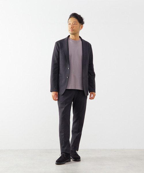 MEN'S MELROSE ジャケット テーラードジャケット プリントテック