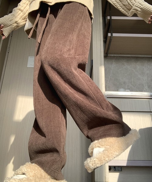 DAY CLOSET ワイドパンツ パンツ 「大きいサイズ有/裏起毛」冬も