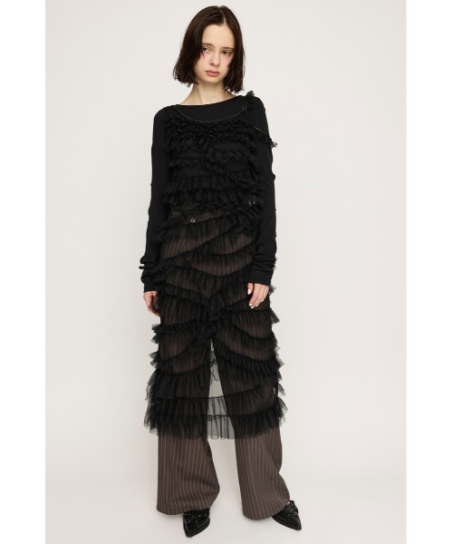 SLY（スライ） ワンピース FRILL LACE CAMI OP フリル レース キャミ