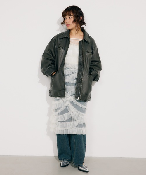 SLY（スライ） ワンピース FRILL LACE CAMI OP フリル レース キャミ