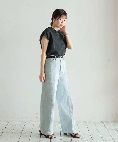 nume ブラウス un number「frilled lizard」アシンメトリーブラウス