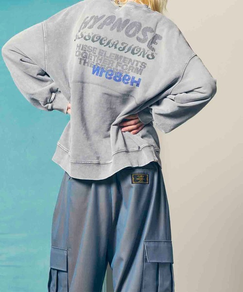 美品　SPECIAL GUEST XL トレーナー・スウェット ローズ 40/20裏毛 フラワーリース刺繍トレーナー（スウェット