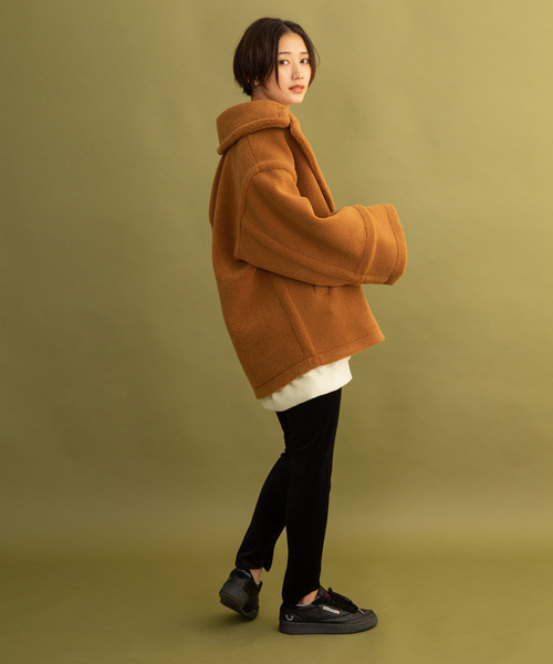 「Audrey and John Wad」 コート M オリーブ レディース_画像2