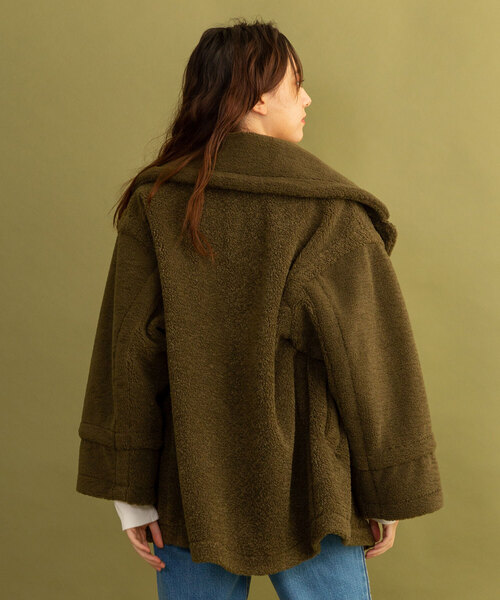 「Audrey and John Wad」 コート M オリーブ レディース_画像9