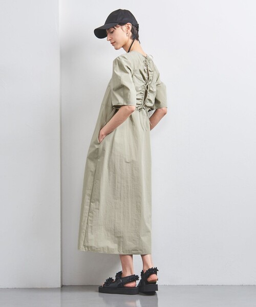UNITED ARROWS ワンピース オープン バックリボン : ZOZOTOWN